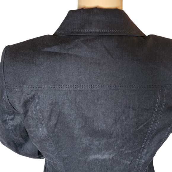 Tahari linen blend blazer - Picture 11 of 16